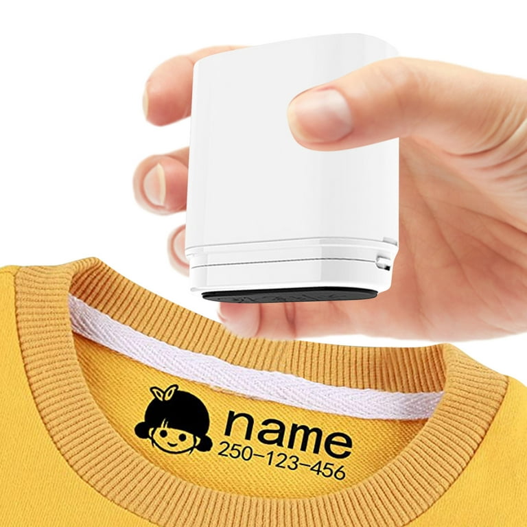 iOPQO Tools Stamps Name Stamp For Clothing Name Stamp Personalized Stamp  For Kids Cloths Fabric Stamper For Clothes Name Stamp 