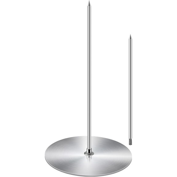 Vertical Skewer Grill - Stainless Removable Vertical Brazilian Barbecue Grilling Rack Meat Spit -  for Steak, Whole Chickens, Whole Fish, Large Meat, 1Pack