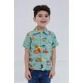 thumbnail image 2 of Disney Lion King Simba Nala Timon Big Girl Boy Kids Matching Family Hawaiian Button Down Shirt Boys Sizes 10-12, 2 of 5