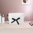 thumbnail image 5 of Unique Bargains 1 Pc Butterfly Pendant Lace Bow Makeup Bag White Polyester, 5 of 6