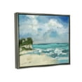 thumbnail image 3 of Stupell Industries Abstract Ocean Waves Sky Graphic Art Luster Gray Floating Framed Canvas Print Wall Art, Design by Tina Finn, 3 of 6