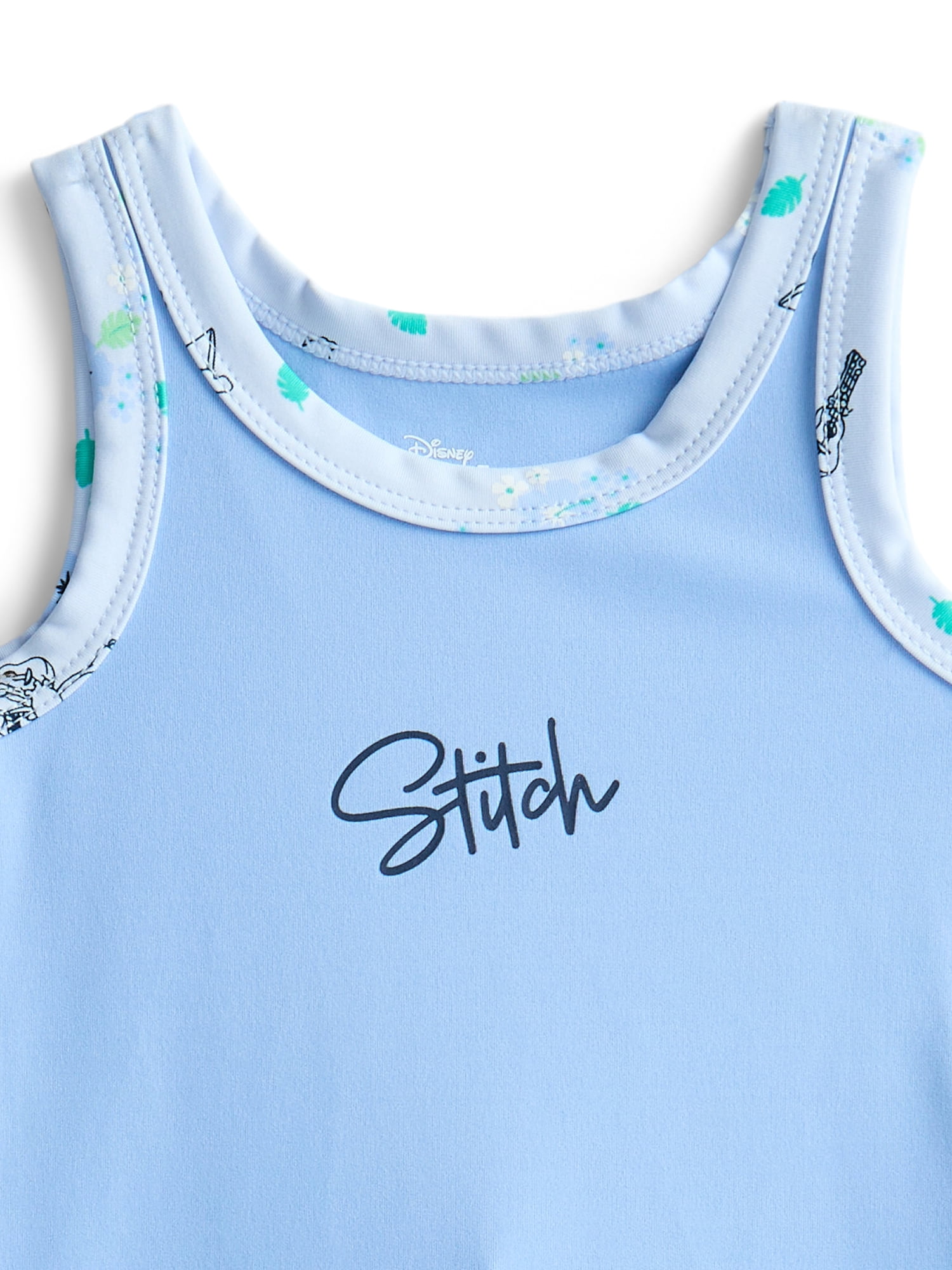 Stitch Toddler Girls Active Tank Top and Pleated Skort Set, 2-Piece, Sizes 12M-3T