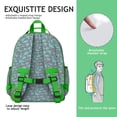 thumbnail image 4 of Minimalist Dinosaur Artistic Backpack with Baby Dino Pattern and Retro Hand-Drawn Watercolor Design, 4 of 6