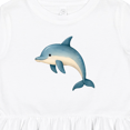 thumbnail image 4 of Inktastic Cute Blue Dolphin Girls Toddler Dress, 4 of 5