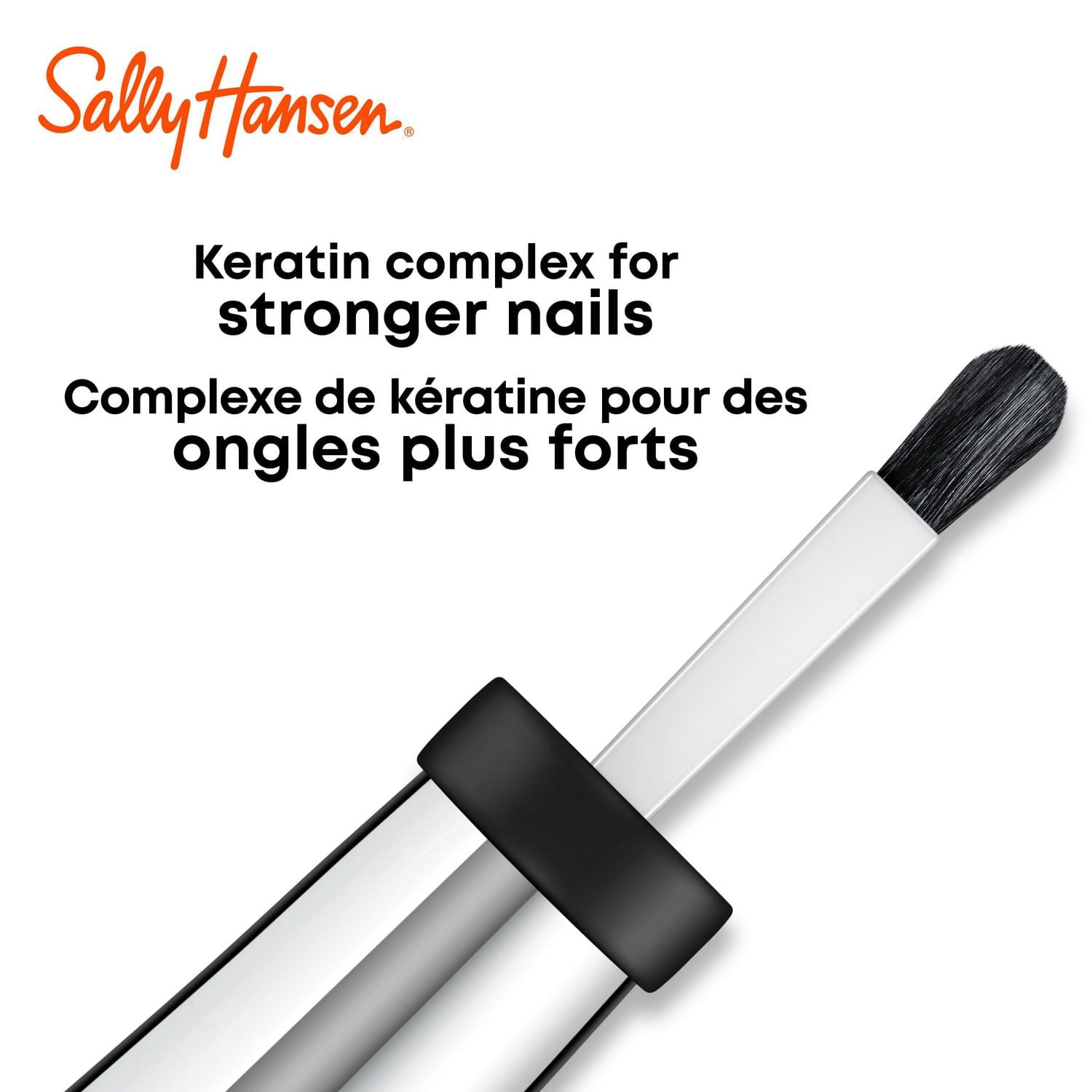 Sally Hansen Complete Salon Manicure™ Beautifiers, Couche de finition mate, finition mate, Contient un agent matifiant qui neutralise la brillance