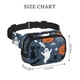 thumbnail image 4 of Fotbe Halloween Cangurera Cuadrada con Estampado de Doble Capa, Bolsa de Cintura Ajustable Mini para Hombres y Mujeres, 4 of 9
