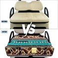 thumbnail image 6 of COEQINE Golf Cart Seat Covers with Carry Handle, Comfortable Golf Cart Seat Towel Blanket, Fits for EZGO Yamaha Club Car and Other 2-Seat Golf Carts, Blue American Tribal Cow Print, 6 of 8