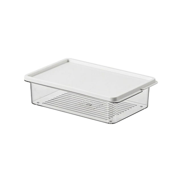 Storage Containers with Lids Cheese Dispenser Refrigerator Fruit Flip Cover Organizer Ginger Garlic Spice Storage Containerfruit Storage Containers