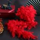 thumbnail image 4 of Boas de plumas rojas de 2 m, 15,5-20 cm de grosor, esponjosas, de pavo, de colores, para bufandas, accesorios para disfraces., 4 of 9