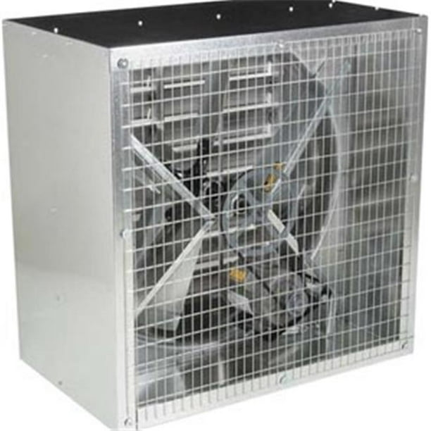 48 In Valutek Box Fan With Shutters Belt Drive Walmart Com Walmart Com