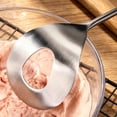 thumbnail image 6 of 2 Pcs Meatball Spoon Set, Stainless Steel Meatball Maker Scoop with Hole, Manual Meat Ball Shaper, Food Paste Scooping Tool, Non‑slip Long Handle Kitchen Gadget, Ergonomic Meatball Forming Utensil, 6 of 6