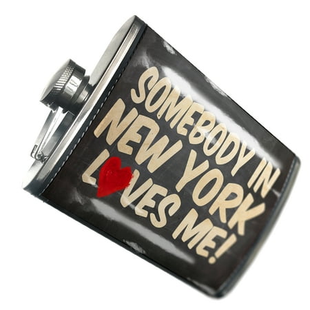 

NEONBLOND Flask Somebody in New York Loves me United States