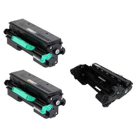 PrinterDash Compatible Replacement for Lanier SP-3600/SP-3610/SP-4510 Drum/Toner Value Combo Pack (1-Drum Unit/2-Toners) (TYPE SP-4500A) (407324_1PK/407340_2PKB) price history on PriceWatchPro