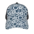 thumbnail image 2 of Picia Sunflowers Pattern Trucker Hat,Baseball Cap,Sun Protection Cap,Stylish Headwear,Leisure Cap,Outdoor Sports Cap, 2 of 7