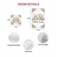 thumbnail image 7 of Happy Easter Kitchen Dish Towels for Drying Dishes Set of 3, Watercolor Gnomes Eggs Flowers Botanical Spring Waffle Weave Microfiber Hand Tea Bathroom Towels Quick Dry & Absorbent Towel 15.7x23.6, 7 of 7
