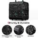 thumbnail image 4 of Byootique Rolling Makeup Train Case 3-Piece Cosmetic Organizer Kit Trolley Organizer Travel Case Lockable Salon Barber Case Traveling Cart Trunk with Wheels for Makeup Artist Trave Nail,Mermaid Black, 4 of 9