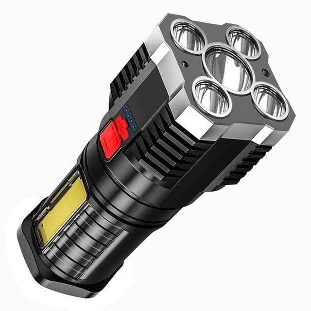 Linterna Pequeña Y Fuerte LED para Exteriores, Recargable, Luz Súper Brillante, Linterna Multifuncional Portátil, para Acampar, Montar A Caballo