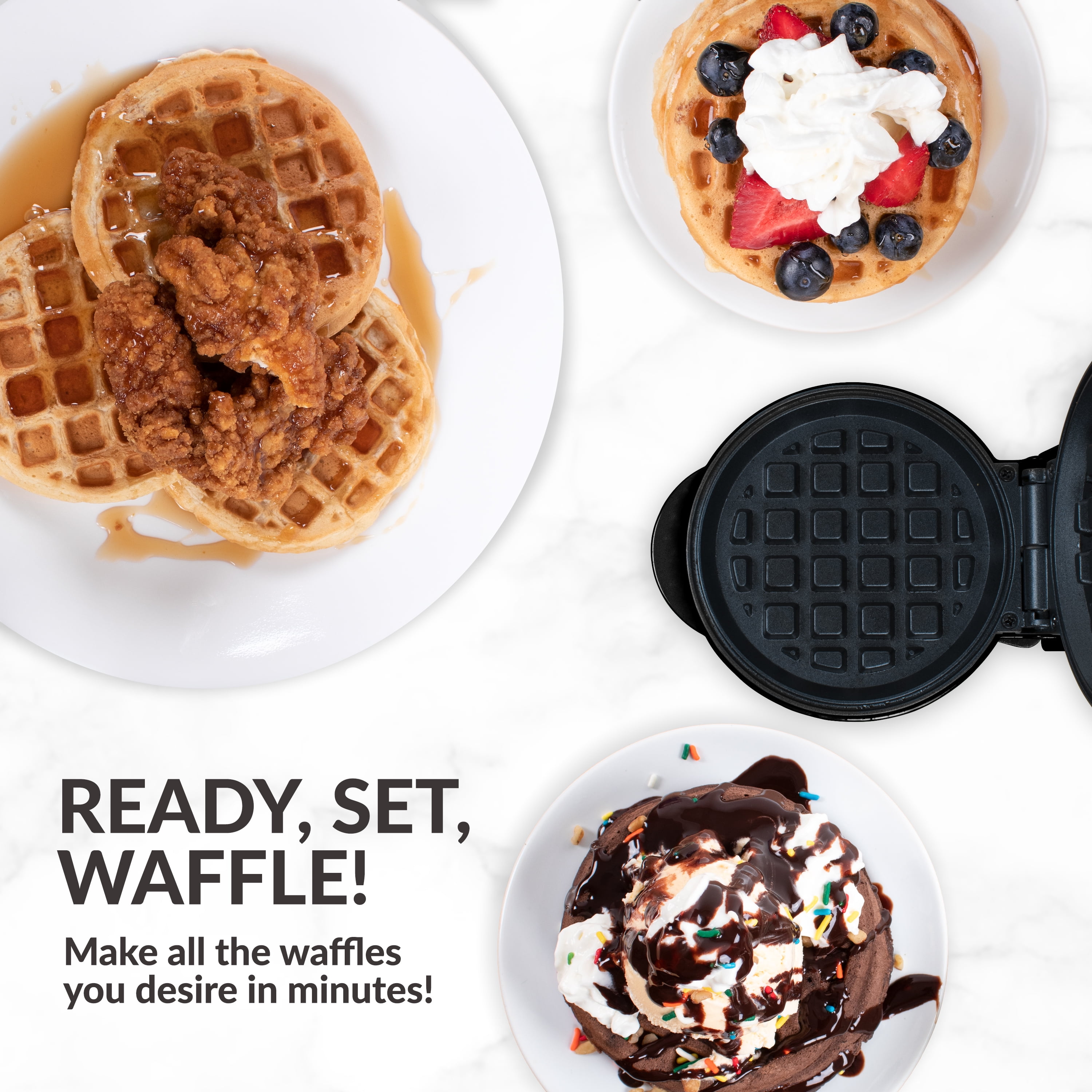🥞 🧇 🍳 Giveaway! Get your hands on the NEW Dash 3-in-1 Mini Maker, the  first Maker with Removable Plates and Storage Case. Plates are…