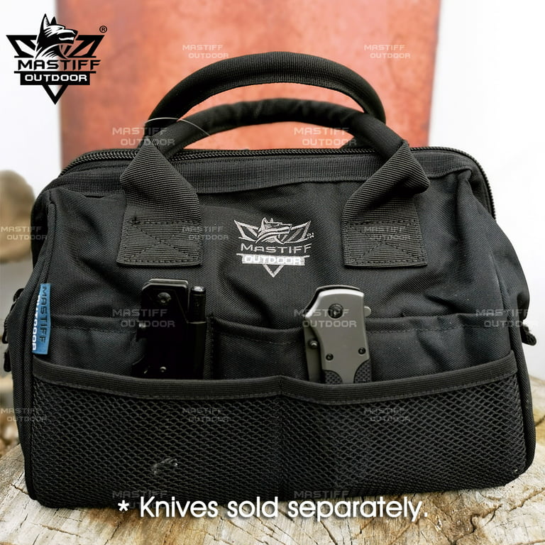 Multi-Tool Bag Wide Mouth Ammo Case Heavy Duty All Purpose Pack