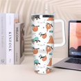 thumbnail image 2 of 40 oz Sloth Tumbler with Handle Gifts for Sloth Lover 40oz Stainless Steel Travel Cup Mug Water Bottle, 2 of 3