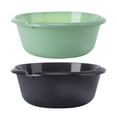 thumbnail image 1 of Miangastore 2pcs Plastic Multi-use Washing Basin Face Thicken Washing Basin Clothes Washing Basin, 1 of 9