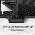 thumbnail image 6 of Silicone Dish Drying Mat for Kitchen Counter with Built-in Drain, Compact Drainer Mat for Kitchen RV Campers Travel, Fast Self-Draining Slope, Non-Slip, Multiple Use 17.7 x 11.8 Inch(Grey), 6 of 7