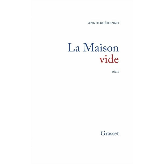 La maison vide, (Paperback)