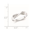 thumbnail image 2 of Sterling Silver Polished Twist Ring, 2 of 2