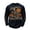 Navy #030, variant on Mens Halloween Sweatshirts Funny Just Waiting for Halloween Skeleton Pumpkin Printed Crewneck Long Sleeve Spooky Season Casual Pullover Sweatshirt, L