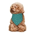 thumbnail image 4 of Naloa Aquamarine Glitter Dog Bandanas 1PC Washable Triangle Dog Scarfs Premium Durable Fabric, for Small Medium Large Dogs and Cats, 4 of 6