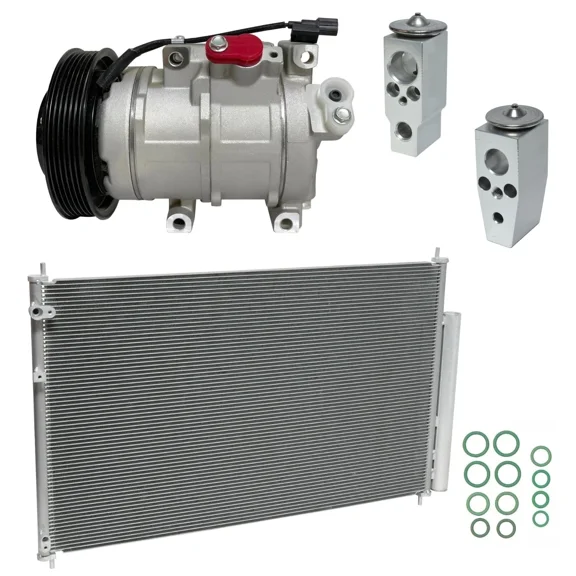 RYC New AC Compressor and Condenser Kit KT DH98A-N