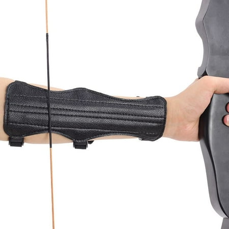 Durable Leather Protector Finger Arm Guard Archery Protective Gear Sleeve Accessories