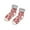 A-Red67, variant on Women Socks Winter Snowflake Pattern Thickened Medium Tube Socks Casual Home Nonslip Thermal Floor Socks