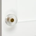 thumbnail image 3 of 1-1/2 in. Round Modern Clear Acrylic Cabinet Knobs, Satin Gold, Pack of 25, 3 of 4