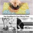 Dog Food Mats 2 Pack for Floors, Absorbent and Quick-Drying Pet Cat ...