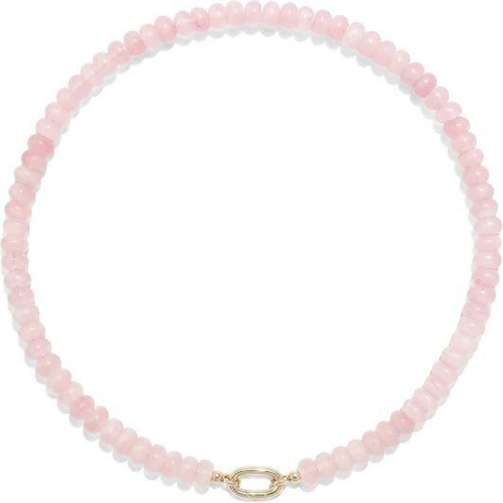 Beaded Gemstone Necklaces for Women, Bohemian Colored Choker Natural Stone Bead Decoration Summer Beach Handmade Jewelry Necklace