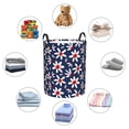 thumbnail image 3 of Lsque Daisy Flowers pattern Laundry Hamper Basket, Tall Woven Rope Hamper Basket for Clothes, Lightweight Storage Basket, Collapsible Waterproof-Small, 3 of 8