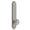 Satin Nickel, variant on Grandeur 836853 Arc Solid Brass Tall Plate Rose Left Handed Privacy Door Knob Set - Brass