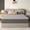 Black Gray Mattress, variant on 10" Queen Memory Foam Mattress with Cooling Green Tea Gel & Charcoal,Breathable,CertiPUR-US Certified,Mattress in a Box,White