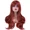 Ginger, variant on RightOn 26 Inches Ginger Wig With Bangs Long Wavy Wig for Women Daily Use