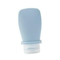 thumbnail image 3 of Botella de viaje de silicona, regalos portátiles, tapa de bloqueo para champú, acondicionador, loción gris azul, 3 of 8