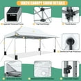 thumbnail image 2 of SANOPY 10x20 FT Pop Up Canopy Tent with Awning,Heavy Duty Canopy UPF 50+ All Season Wind Waterproof Commercial Outdoor Street Vendors Party Tents for Parties Canopy with Roller Bag, 2 of 5