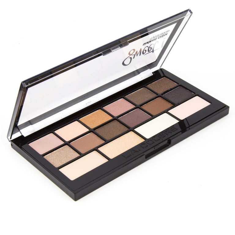 2 pack) L.A. COLORS Sweet 16 Eyeshadow Palette, Charming, 0.71 oz
