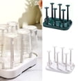 thumbnail image 2 of Detachable Saving Space Glass Cup Drainer Holder Large Capacity Upside Down Teas Cups Holder Glass Cup Storage Rack, 2 of 9