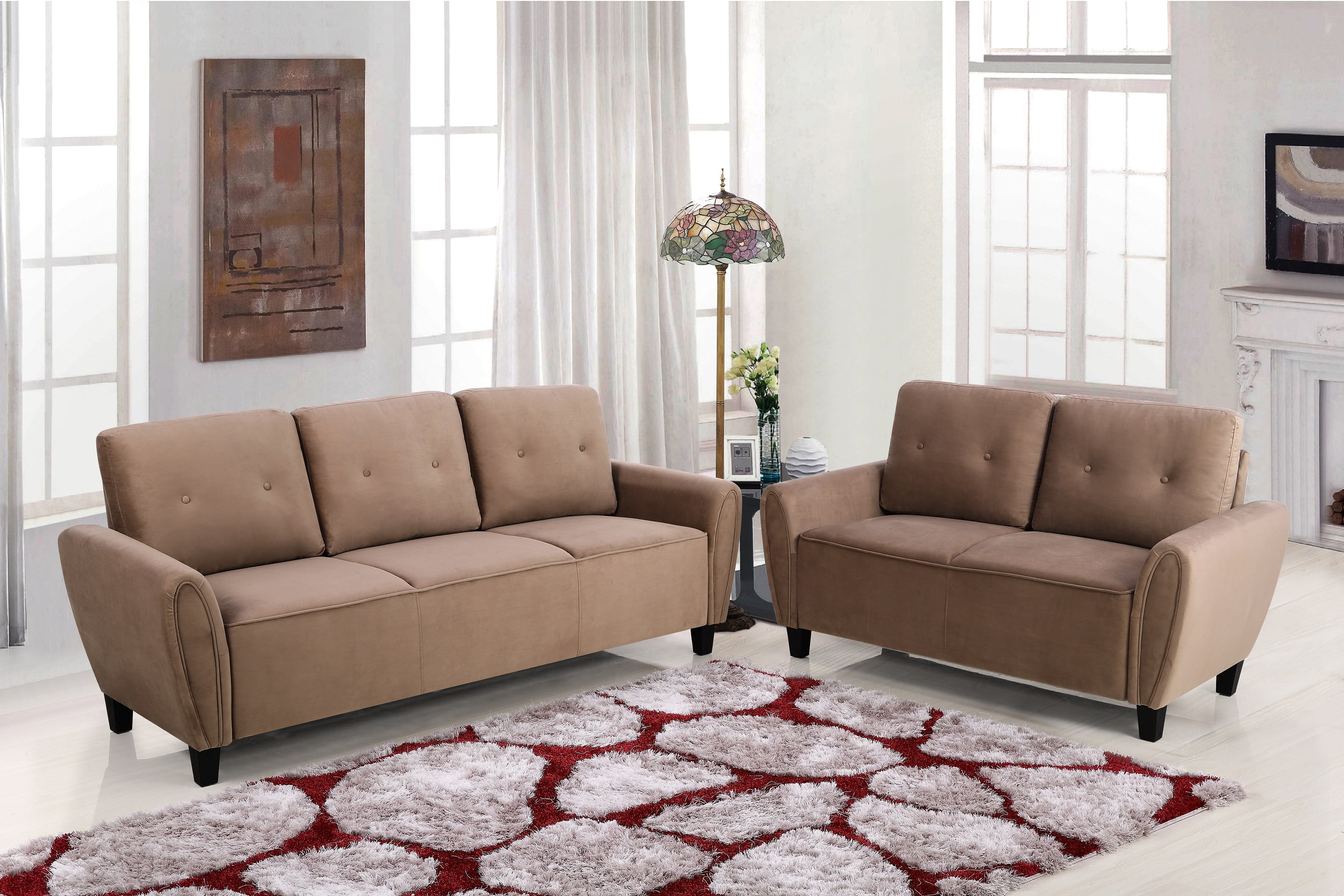 Murrill 2 Piece Living Room Set Walmart Com Walmart Com