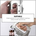 thumbnail image 5 of Stainless Steel Bottle Opener Heavy Duty Can Kitchen Gadget Beverage Manual Opening Tool Restaurant Cap Wine Beer, 5 of 6