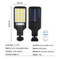 thumbnail image 3 of Lampe de Rue Solaire Extérieure Automatique LED Étanche Capteur de Mouvement PIR Détection 120 Degrés 3 Modes Réglables Adaptée pour Chemins de Jardin Allées Arrière-Cour Mur avec Télécommande, 3 of 8