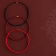 thumbnail image 3 of Aellinatey Women Handmade Lucky Red Rope Handchain with Gold Beads Adjustable Bracelets, 3 of 15