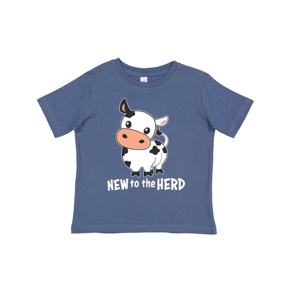 Inktastic New to the Herd Cute Cow Boys or Girls Toddler T-Shirt