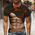 thumbnail image 1 of Styesk T-Shirts pour Homme Mode pour Hommes Impression Florale Mode Entraînement Physique Col Rond Manches Courtes T-Shirt, 1 of 5